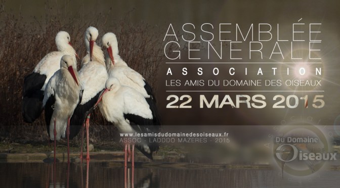 ASSEMBLÉE GÉNÉRALE le 22 MARS 2015