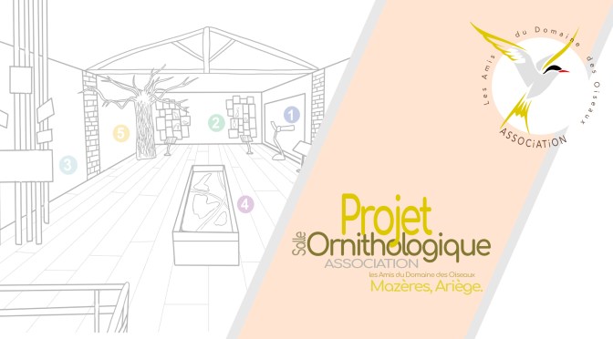 Projet aménagement salle ornithologique au Domaine des Oiseaux.