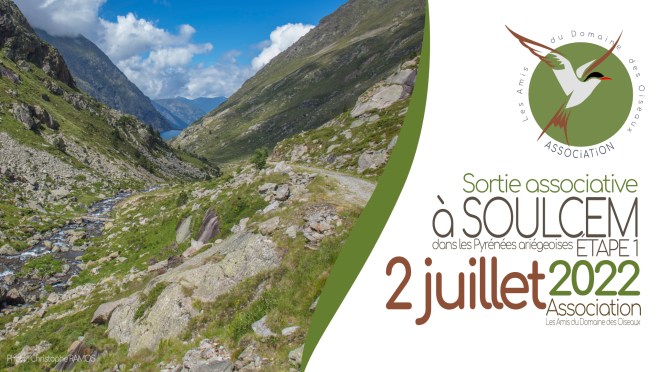Sortie associative à Soulcem, dans les Pyrénées ariégeoises le 2 juil 2022.