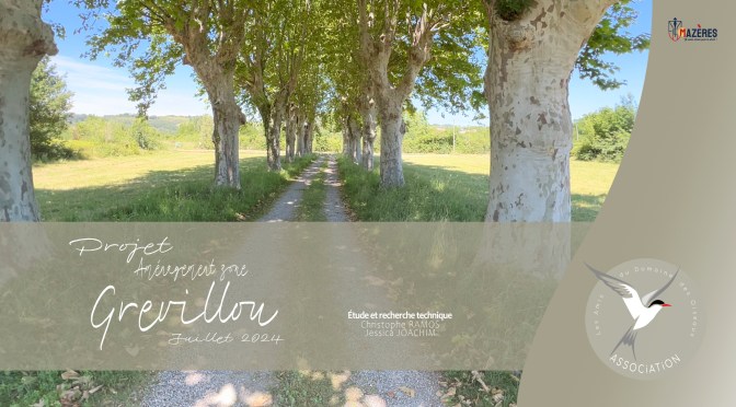 Projet aménagement zone Grevillou – Domaine des Oiseaux – Juillet 2024
