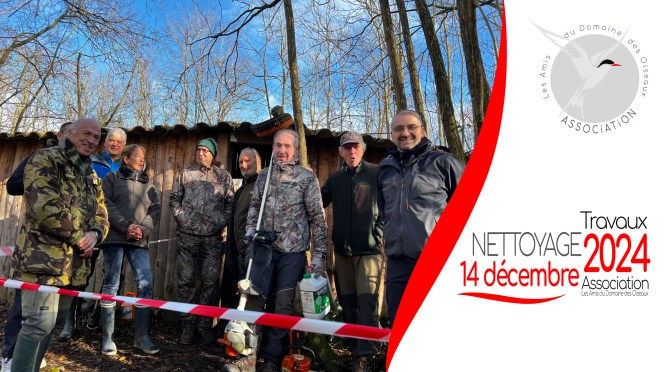 Travaux de nettoyage Domaine des Oiseaux le 14-dec-2024