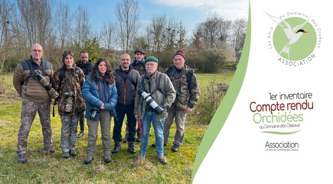 Compte rendu du 1er inventaire des Orchidées du Domaine des Oiseaux de Mazères du 16 mars 2025.